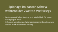 Spionage im Kanton Schwyz